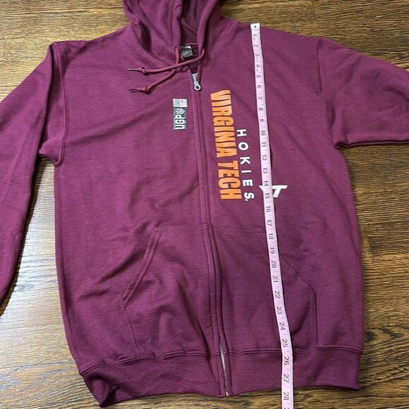 NWT UGP Campus Apparel Virginia Tech Zip Up Hoodie - Size Medium - Picture 4 of 8